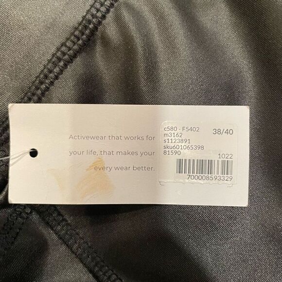 LIVI Lane Bryant Legging Women’s Plus Size 38/40 High-Rise Shine 7/8 Length NWT - Picture 6 of 7